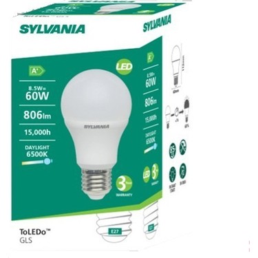 8.5w Led Ampul Beyaz 6500K E27 SLYVANIA - Görsel 2