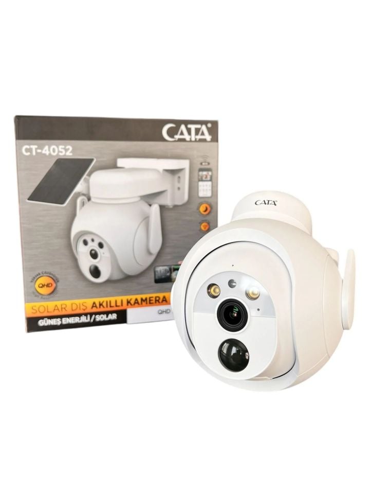 Cata CT 4052 Solar Dış Mekan Akıllı Kamera - Görsel 2